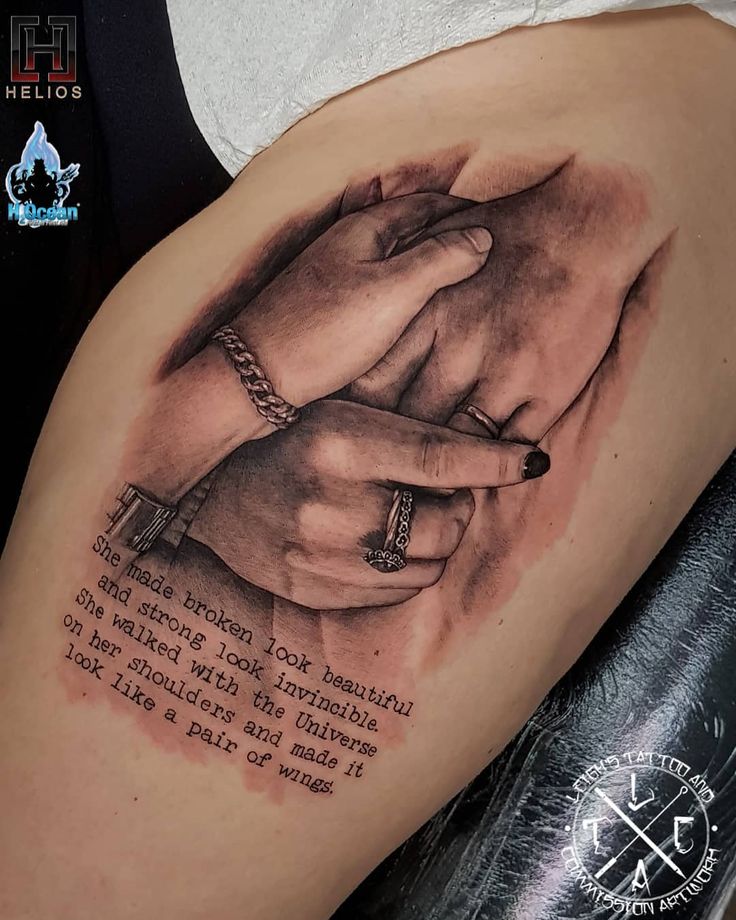 683 Likes, 13 Comments - Leighstca (@leigh_tattoos) on Instagram: “Memorial mother and daughters thi… | Mother