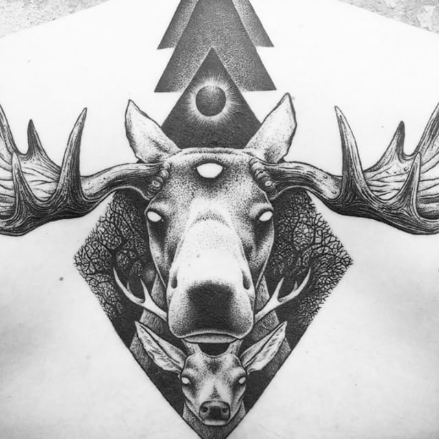 7 Moose tattoo ideas | moose tattoo, tattoos, sleeve tattoos