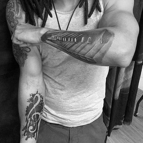 60 Awesome Piano Tattoos for Men