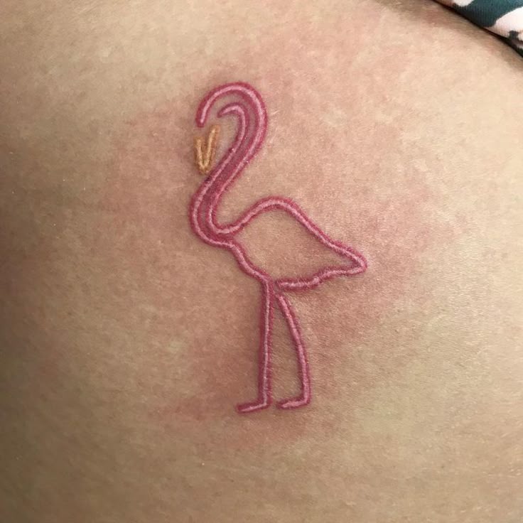 21 Perfect Flamingo Tattoo Designs for Ink-Art Lovers