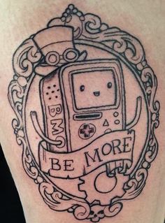 9 BMO Tattoo ideas | adventure time tattoo, cartoon tattoos, time tattoos