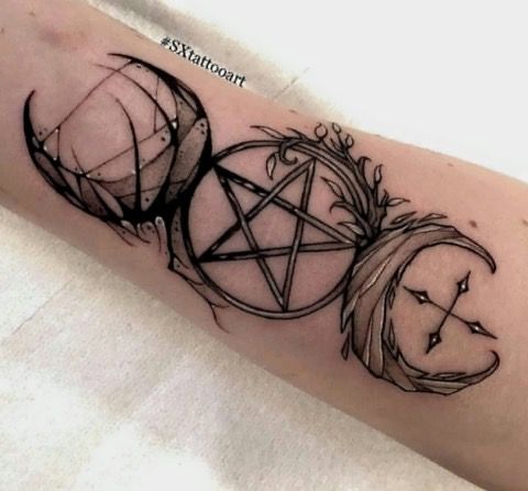 Pin by sylvrshaddowe on Celtic-Druid-Wicca | Wiccan tattoos, Pagan tattoo,  Wicca tattoo