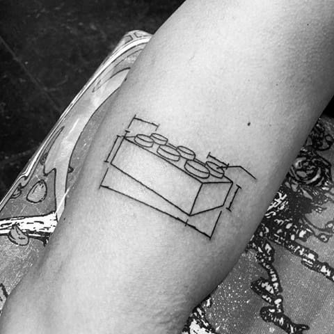 60 Cool Lego Tattoo Designs for Men