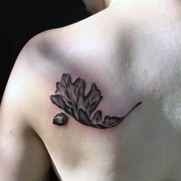 60 Cool Leaf Tattoo Designs for Men