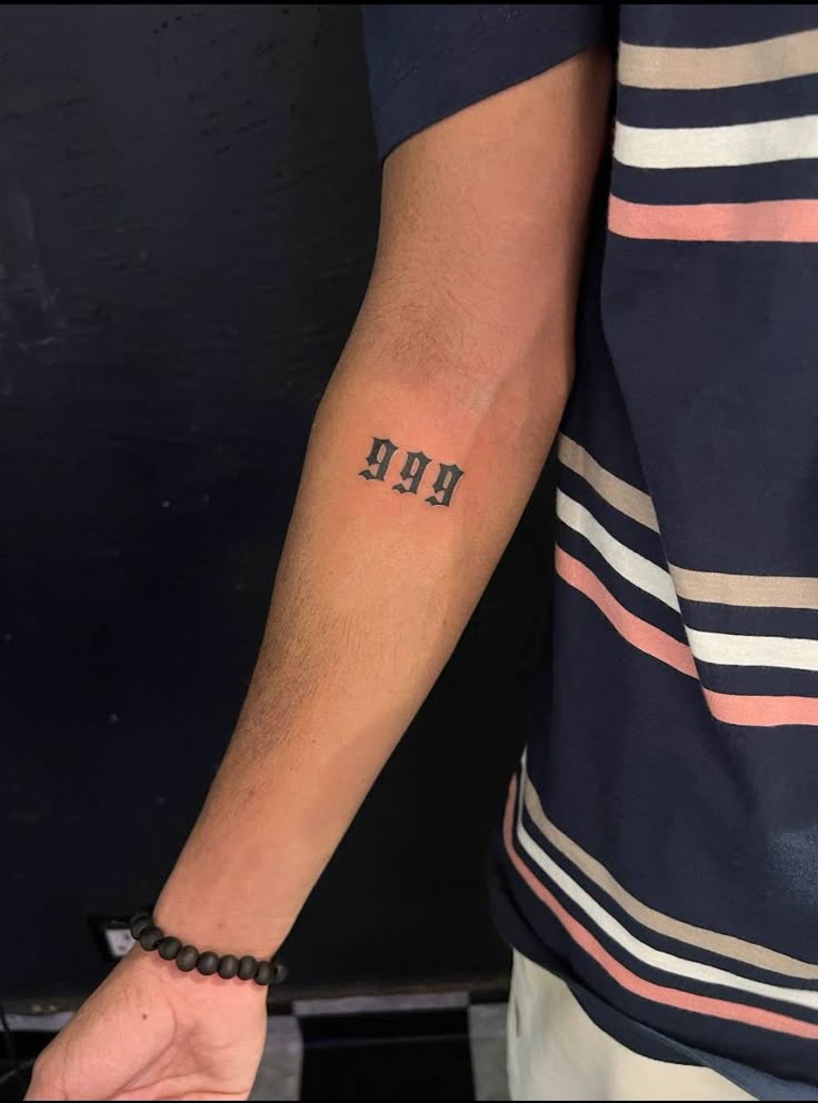 999 Tattoo | Juice Wrld Tattoo