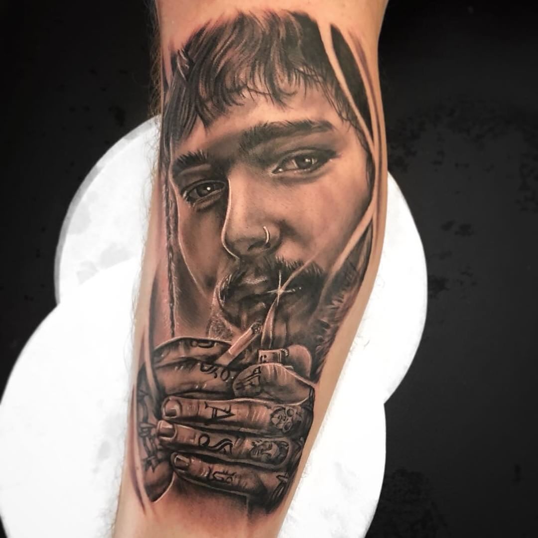 7 Post malone ideas | post malone, tattoos, infected tattoo