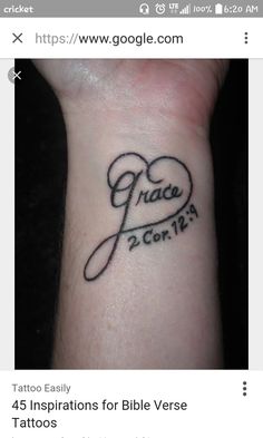 Discover 13 tatoo and grace tattoos ideas | wrist tattoos, tattoos, tattoo designs and more