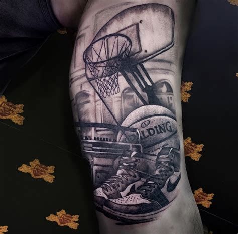 Men Basketball Tattoo Ideas