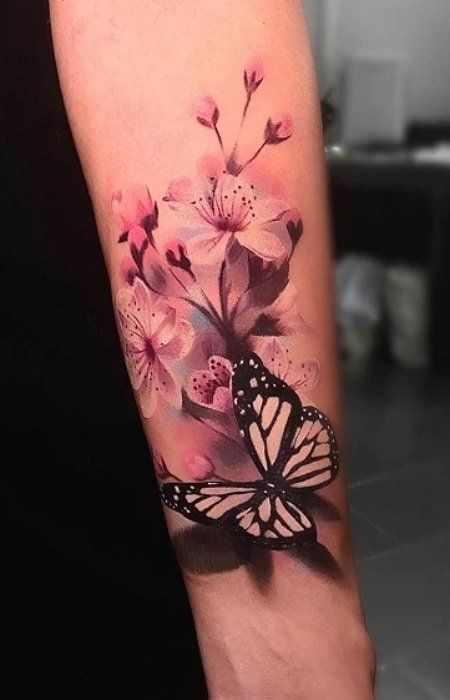 70 Beautiful Cherry Blossom Tattoo Designs