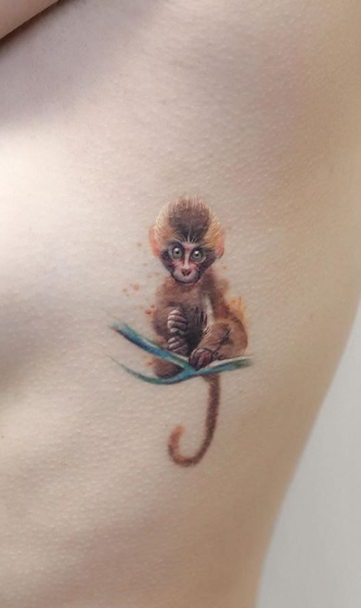 Small Monkey Tattoo - TattMania