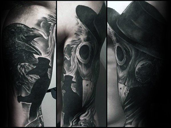 53 Amazing Plague Doctor Tattoo Designs for Men