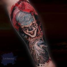 10 Pennywise tattoo ideas | pennywise tattoo, movie tattoos, clown tattoo