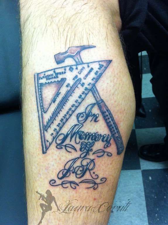 Woodworking tattoo ideas, Tattoos for dad memorial, Tool tattoo