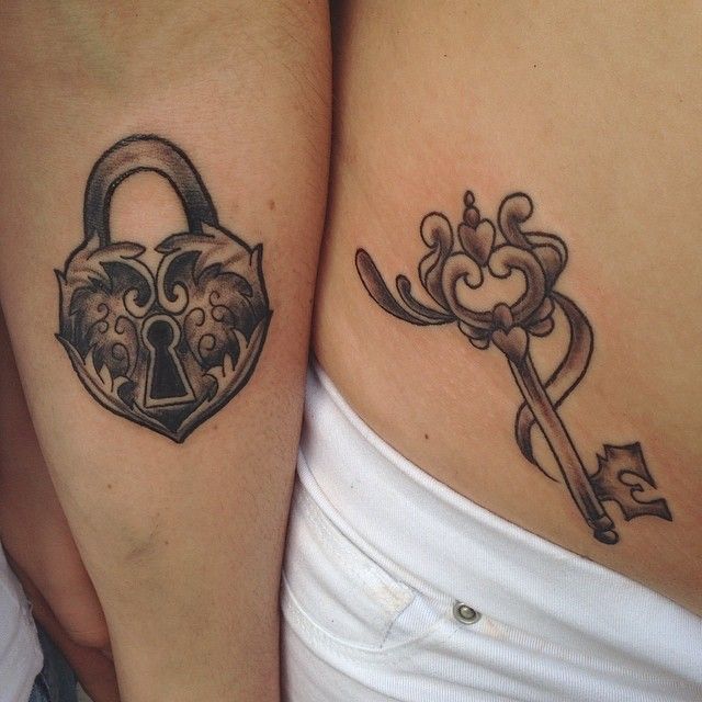 156 Stylish Lock And Key Tattoos And Their Meanings awesome Check more at  http://fabulousdesign.net/key-lock-tattoos-meanings/