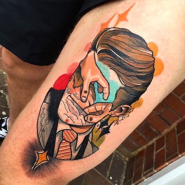 My face is made of cubes