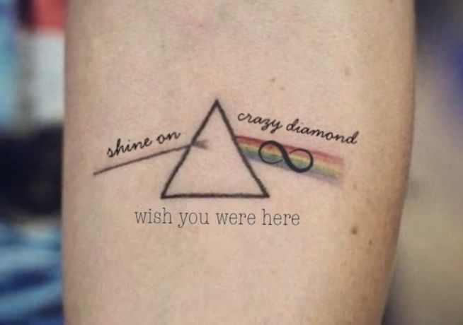 Pink Floyd Memorial Tattoo #pinkfloyd #tattoos #memorialtattoos