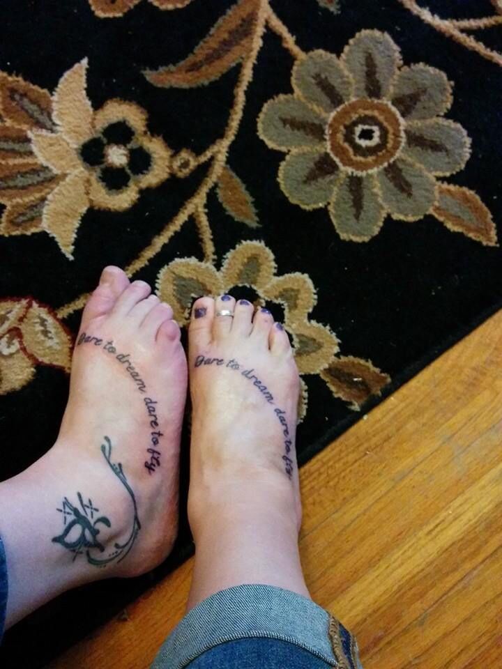 Matching aunt/niece tattoo