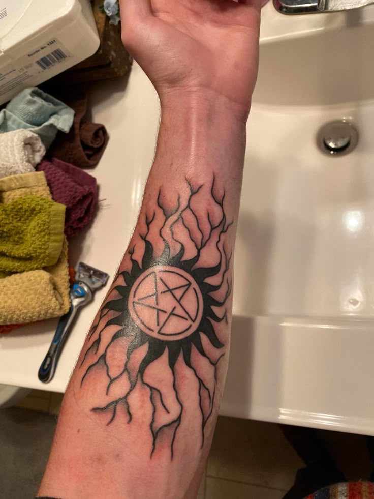7 Tattoos ideas | tattoos, supernatural tattoo, spn tattoo