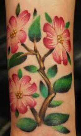 Dogwood Flower Tattoo Designs and Ideas