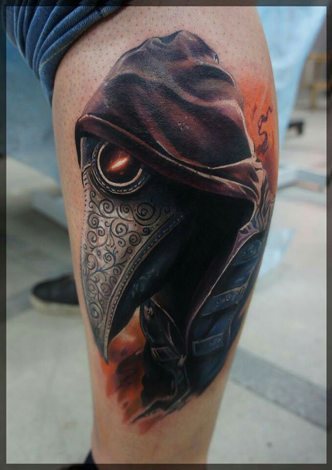 Steampunk Plague Doctor Tattoo~