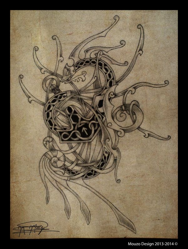 Thor and Jormungandr Tattoo Design by Thrym982 on DeviantArt