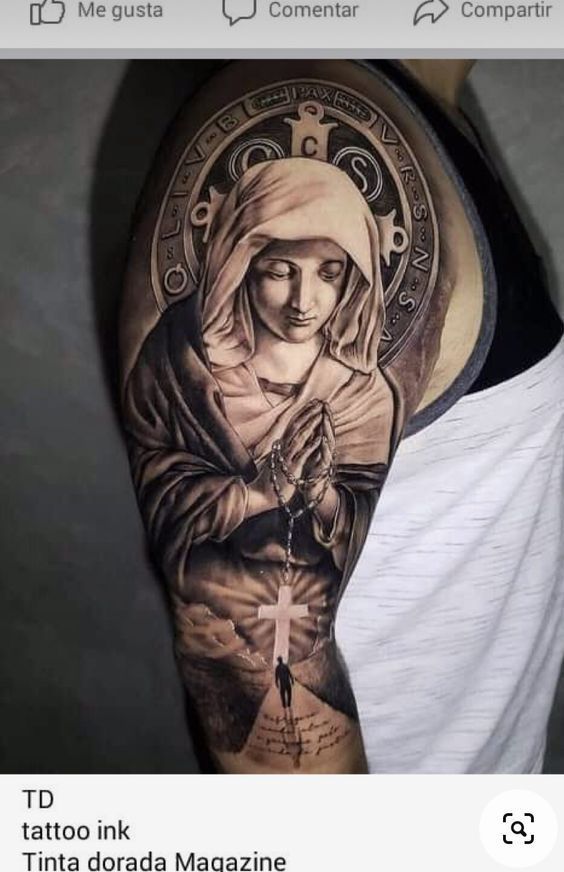 50+ Catholic Mary Tattoo Designs