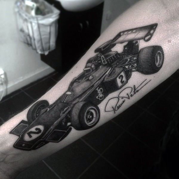 Car Tattoos For Men - Cool Automotive Design Ideas