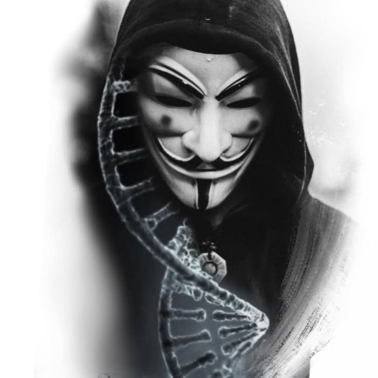 Pin by San on Cool | Anonymous tattoo, Black art tattoo, Joker tattoo design