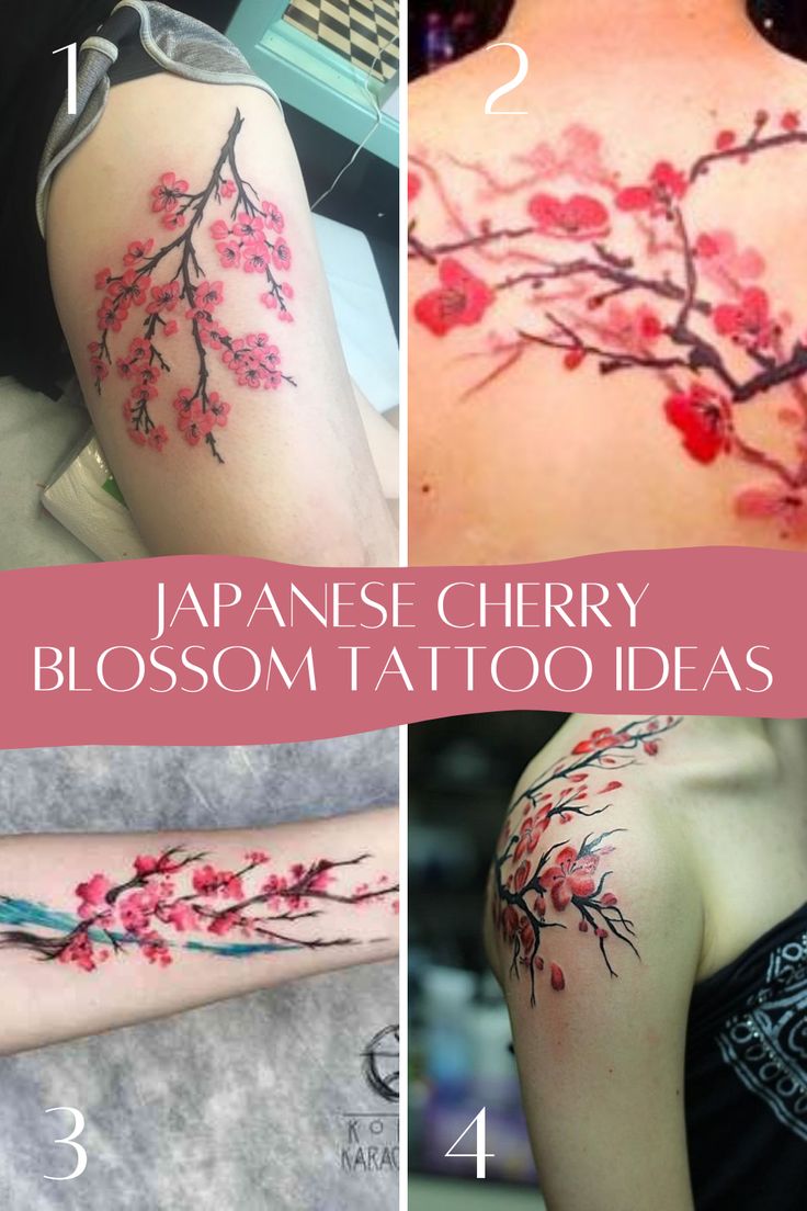 Cherry Blossom Tattoo Ideas {53 BEAUTIFUL IDEAS}