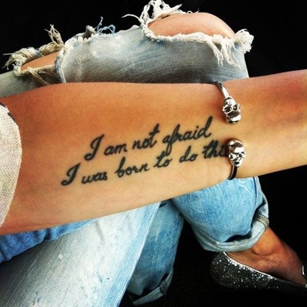 50 Latest Forearm Tattoo Designs For Men And Women | Quote tattoos girls, Tattoo  quotes, Tattoos