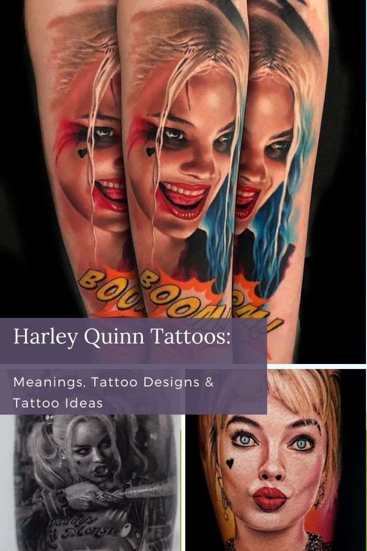 30+ HARLEY QUINN TATTOOS: ORIGINS, MEANINGS & MORE