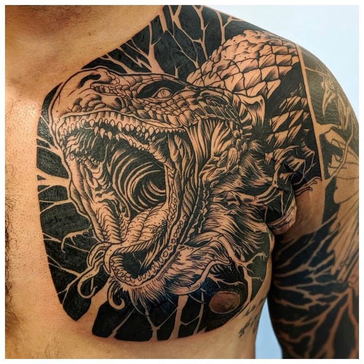 Jormungandr by @lord_lexan Name where this serpent is from…👀#CreateArt. – #… Tattoo İdea