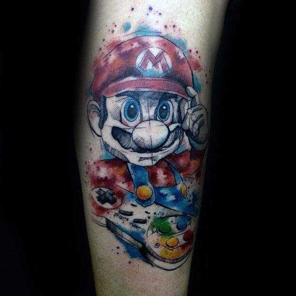 90 Cool Mario Tattoo Ideas for Men