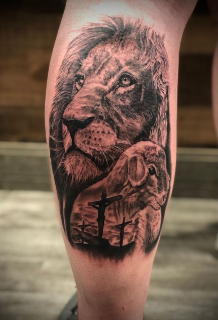 Pin by Matt L on Lion of Judah / Lamb of God Tattoo | Lamb tattoo, Lion