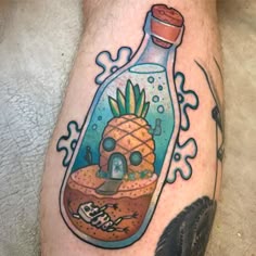 Spongebob tattoo: Discover 9 Spongebob tattoos ideas on this Pinterest  board | tattoos, funny tattoos and more