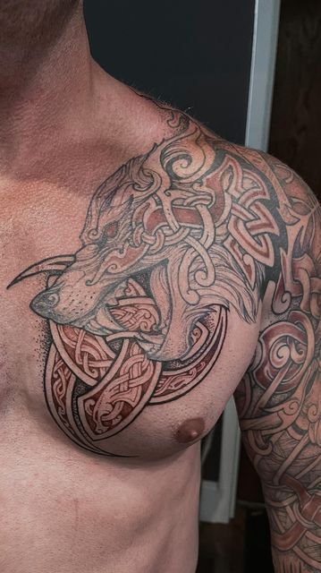 Fenrir Wolf Tattoo