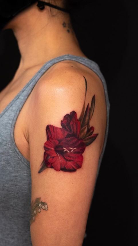75 Meaningful Gladiolus Tattoos, Designs & Ideas - Tattoo Me Now | Gladiolus  tattoo, Tattoos, Gladiolus