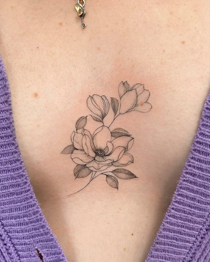38 Lovely Magnolia Tattoo Ideas to Inspire You in 2024