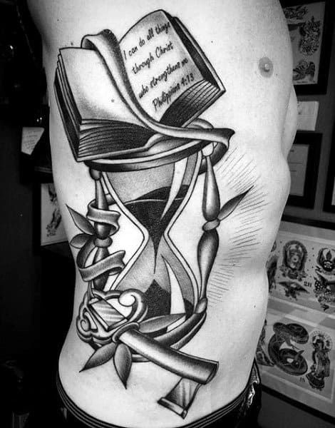 59 Unique Hourglass Tattoo Designs