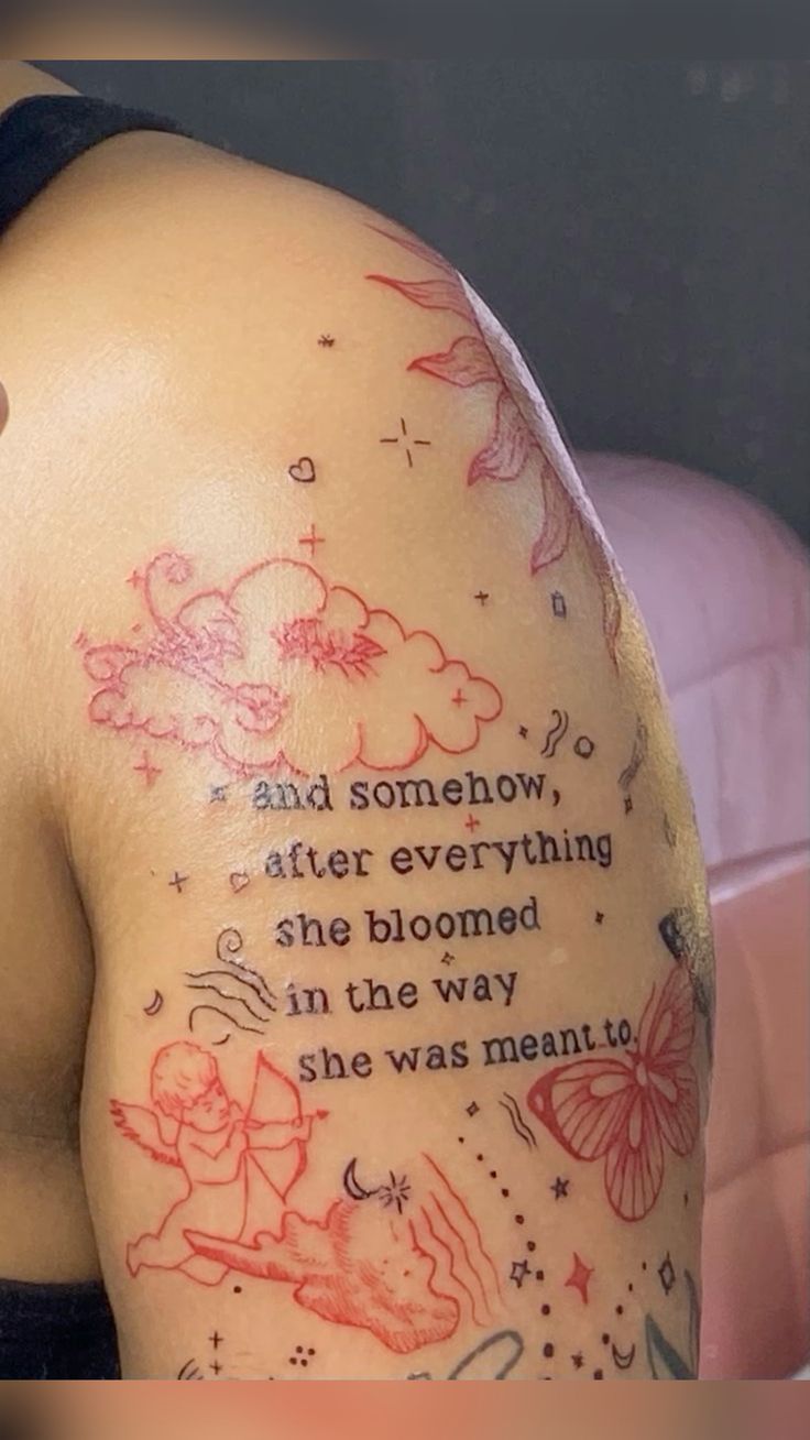 Soso_Soleil | spiritual tattoo quotes red tattoo star tattoo