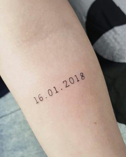 250+ Birth Date Tattoos Ideas (2024) Roman Numeral Designs With Beautiful  Fonts