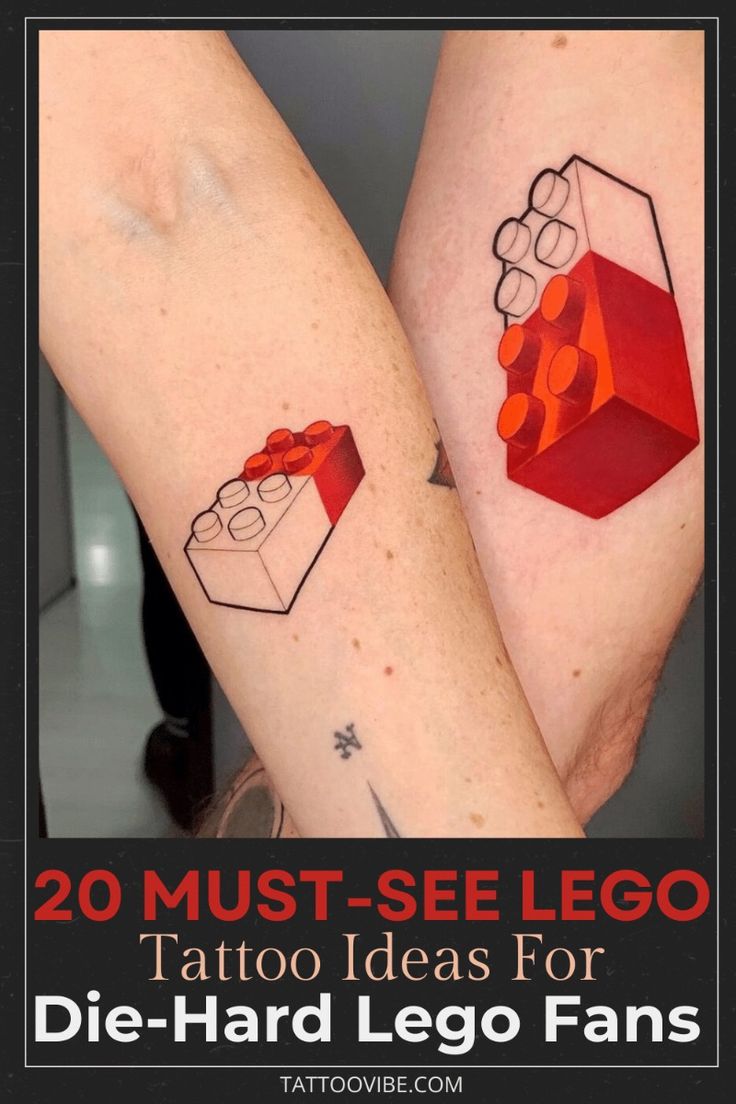 20 Must-See Lego Tattoo Ideas For Die-Hard Lego Fans