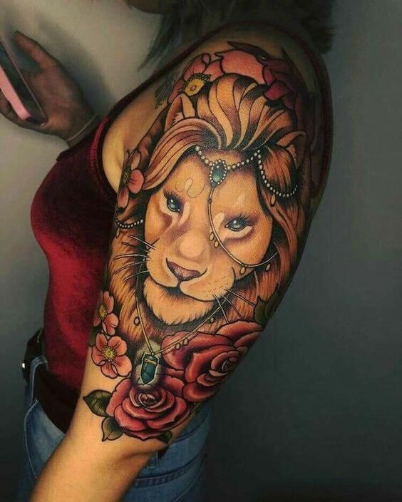 The 12+ King Of The Jungle Tattoo Designs - Lion Best Tattoo Ideas