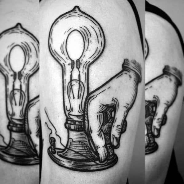 60 Classic Nikola Tesla Tattoo Designs for Men