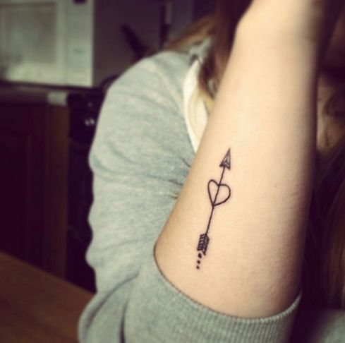 Heart And Arrow Tattoo Ideas