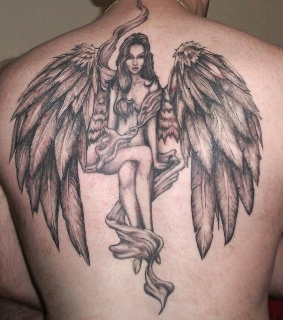 55+ Best Falling Angel Tattoo Designs