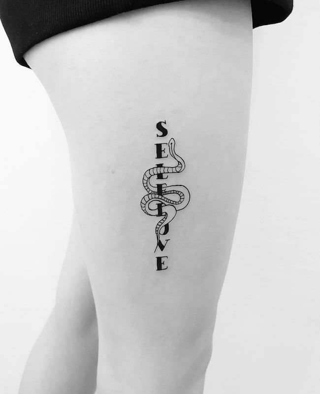 40 Empowering Self-love Tattoos And Meaning - Our Mindful Life