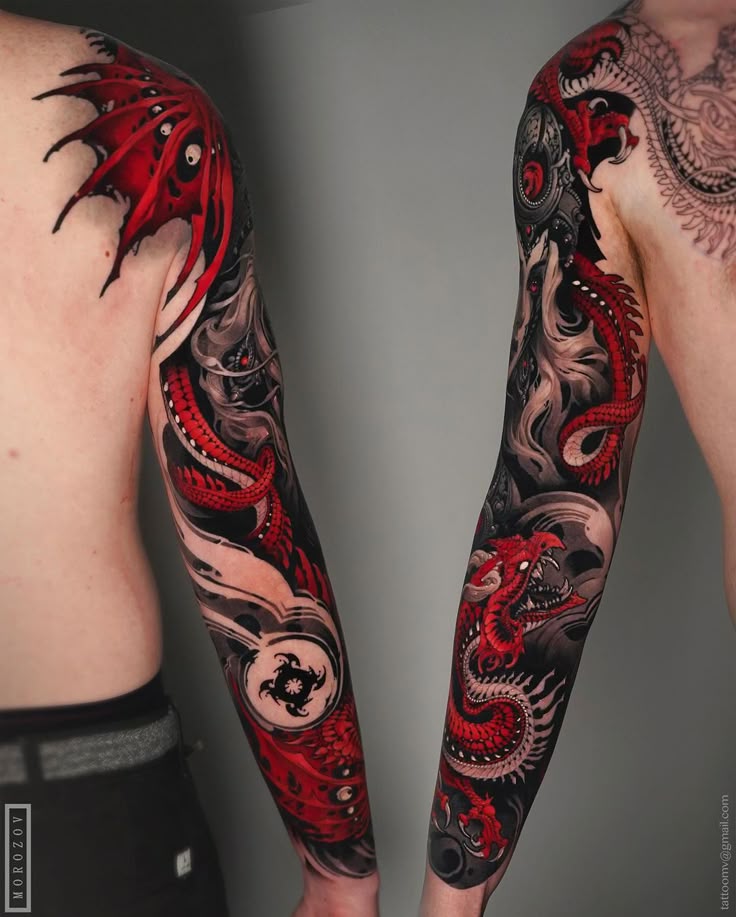 37 Stunning Tattoos That Merge Two Artistic Styles Seamlessly, By Mat Rule (New Pics)