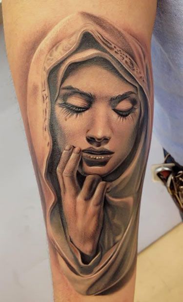 75 Inspiring Virgin Mary Tattoos Ideas & Meaning - Tattoo Me Now