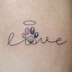 Discover 180 paw print tattoos and tattoos ideas on this Pinterest board | print  tattoos, pawprint tattoo, paw tattoo and more